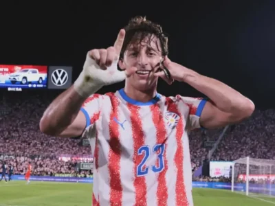 Matías Galarza durante partida antes de acertar transferência para o Inter Miami