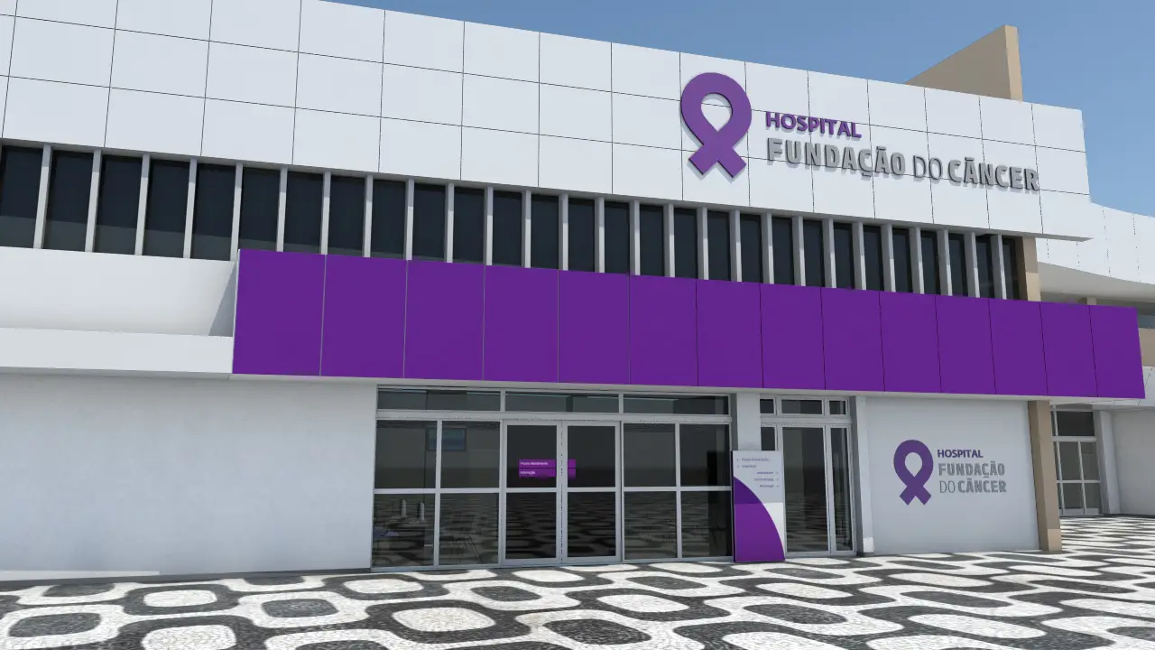Fachada do Hospital Fundação do Câncer, instituição responsável por estudo sobre melanoma no Brasil