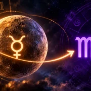 Mercúrio segue em direção a Escorpião em ilustração sobre a mudança de signo em 30 de setembro de 2026.