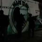 Policiais durante operação no Complexo da Maré, no Rio de Janeiro