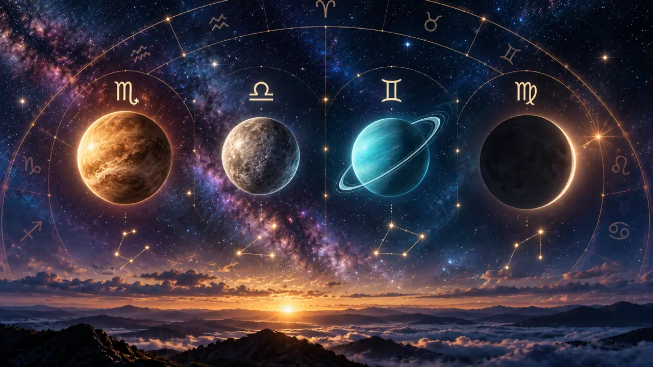 Vênus, Mercúrio, Urano e Lua Nova nas mudanças astrológicas de 10 e 11 de setembro de 2026