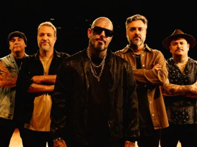 Integrantes do Detonautas em foto de divulgação; banda faz show gratuito em Niterói neste sábado