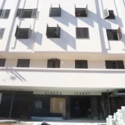 Fachada do antigo Cinema Icaraí durante as obras de restauração em Niterói