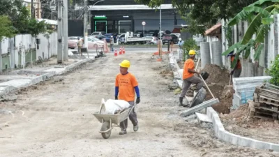 Obras de drenagem e reurbanização avançam no bairro Santo Antônio, em Niterói