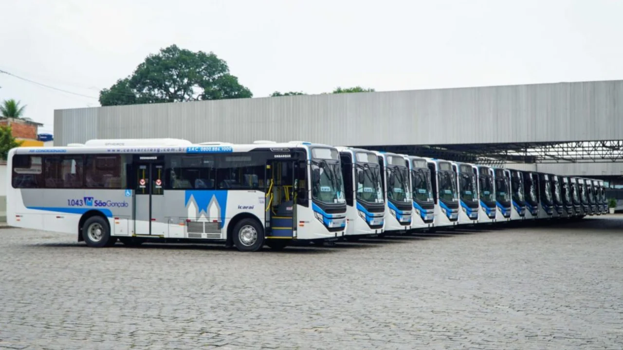 Ônibus municipal de São Gonçalo, que terá gratuidade nas eleições de 2026 Ônibus municipal de São Gonçalo, que terá gratuidade nas eleições de 2026
