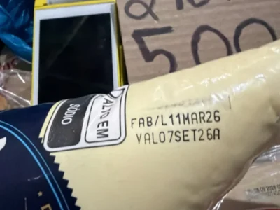 Produto com prazo de validade vencido encontrado durante operação contra receptação de cargas no Rio