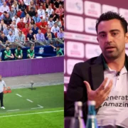 Montagem com os treinadores de Alemanha e Países Baixos antes da estreia na Nations League