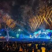 Público na Cidade do Rock durante o Rock in Rio, em dia de programação ao ar livre