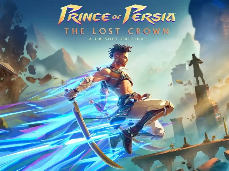 Sargon em ação na arte de Prince of Persia: The Lost Crown.