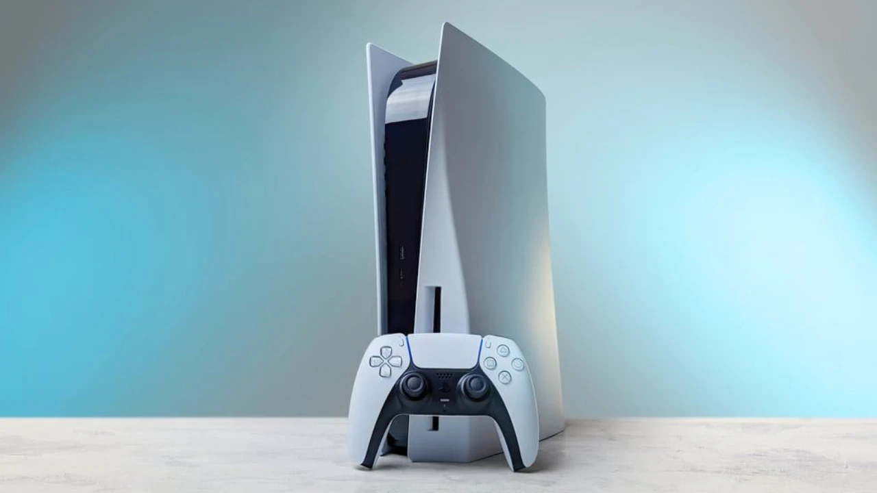 Console PlayStation 5 usado para ilustrar a atualização PS5 14.00. Console PlayStation 5 usado para ilustrar a atualização PS5 14.00.