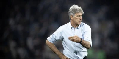 Renato Gaúcho durante passagem como treinador do Grêmio