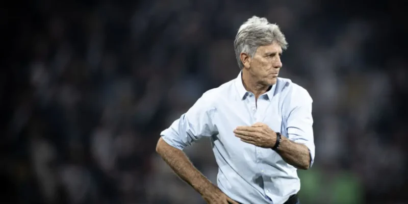 Renato Gaúcho durante passagem como treinador do Grêmio