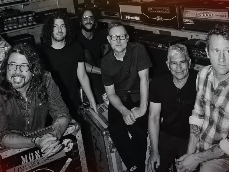 Banda que encerra a primeira noite do Rock in Rio 2026 em foto promocional