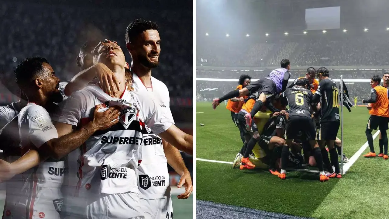 São Paulo e Atlético-MG se preparam para confronto pela 26ª rodada do Campeonato Brasileiro