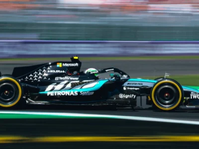 George Russell durante o segundo treino livre do GP da Itália de Fórmula 1 em Monza