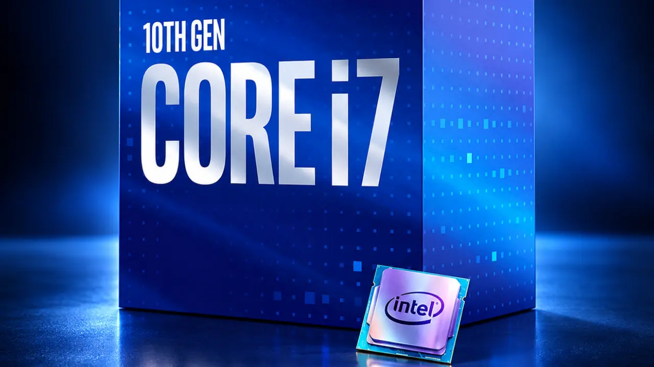 Processador Intel Core de 8ª geração em imagem oficial da Intel