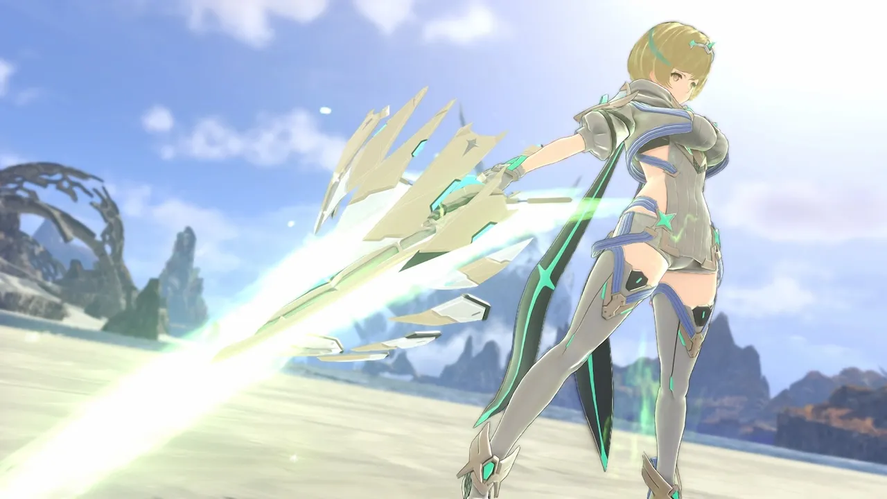 Shimmer ataca em Xenoblade Chronicles 3 para Nintendo Switch 2.