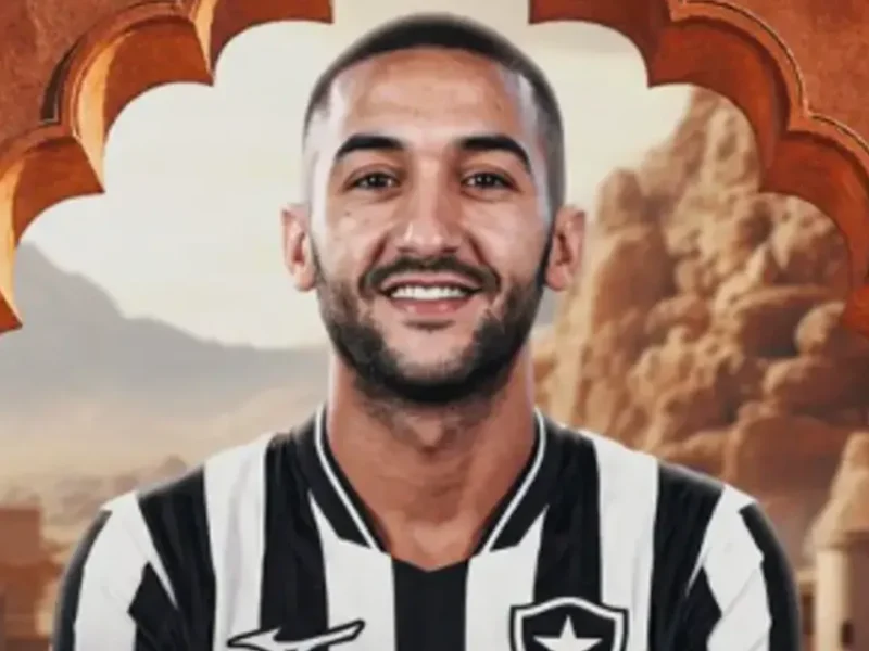 Ziyech é anunciado como novo reforço do Botafogo até dezembro de 2028