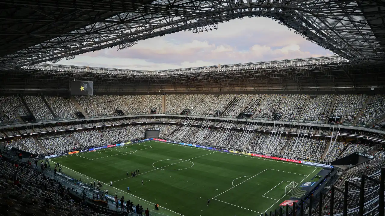 Arena MRV em Belo Horizonte, estádio do Atlético-MG para a semifinal contra o Montevideo City Torque Arena MRV em Belo Horizonte, estádio do Atlético-MG para a semifinal contra o Montevideo City Torque