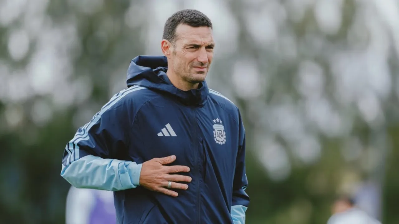 Jogadores da Argentina durante preparação para enfrentar Burkina Faso no Monumental