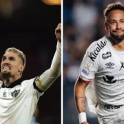 Atlético-MG x Santos se enfrentam na Arena MRV pelo Campeonato Brasileiro