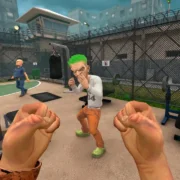 Cena de Bad Inmate, jogo de realidade virtual sobre fuga de uma prisão.
