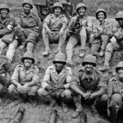 Soldados da Força Expedicionária Brasileira durante a campanha da Itália na Segunda Guerra Mundial