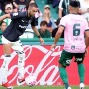 Danilo, volante do Botafogo, autor do gol no empate por 1 a 1 com o Coritiba pelo Brasileirão 2026