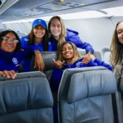 Seleção Brasileira Feminina durante preparação para Brasil x Argentina na Arena de Pernambuco em 13 de outubro de 2026