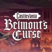 Rose Belmont com o chicote Matador de Vampiros na arte de Castlevania: Belmont's Curse, jogo ambientado em Paris de 1499.