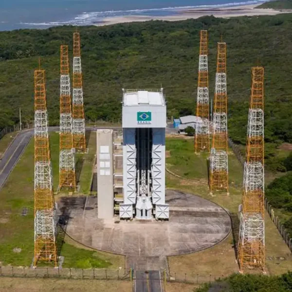 Centro de Lançamento de Alcântara, no Maranhão, com infraestrutura utilizada em operações espaciais brasileiras.