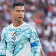 Cristiano Ronaldo com a camisa da seleção de Portugal em 2026
