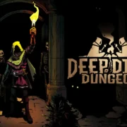 Personagens exploram masmorra no jogo brasileiro Deep Dish Dungeon, desenvolvido pela Behold Studios.