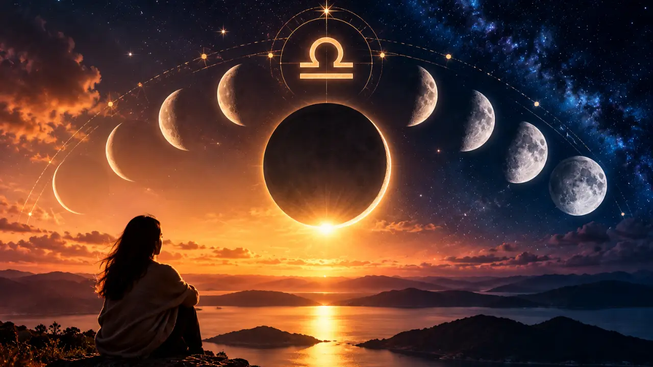 Fases da Lua após a Lua Nova em Libra simbolizam o início de um novo ciclo Fases da Lua após a Lua Nova em Libra simbolizam o início de um novo ciclo