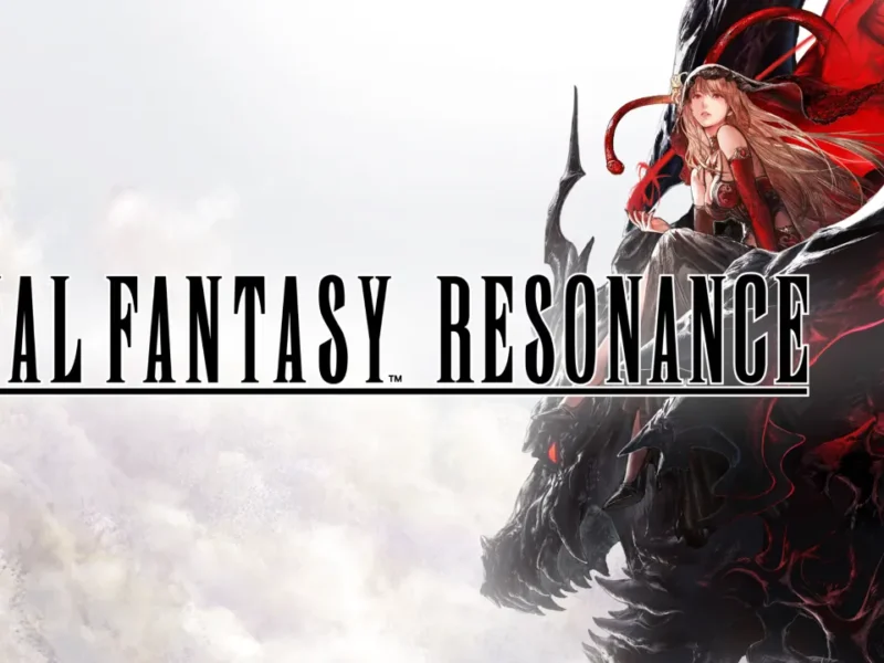 Cena de Final Fantasy Resonance com personagens em cenário de RPG produzido em estilo HD-2D.
