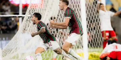 Lucho Acosta, do Fluminense, em partida do Campeonato Brasileiro