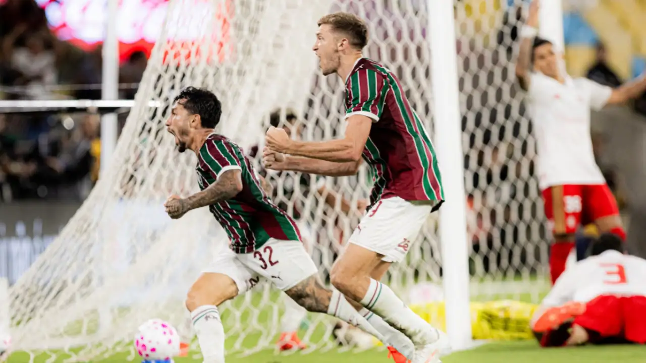 Lucho Acosta, do Fluminense, em partida do Campeonato Brasileiro