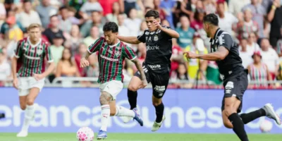 Fluminense x Santos no Maracanã, partida em que Gabigol e Philippe Coutinho marcaram na virada por 2 a 1