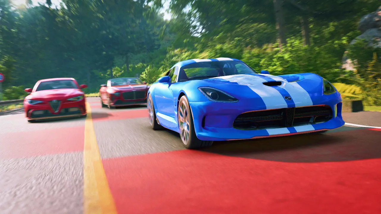 Carro esportivo em estrada japonesa de Gear Club Unlimited 3