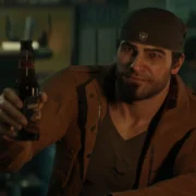 Marcus Fenix e Dom Santiago em combate em Gears of War E-Day