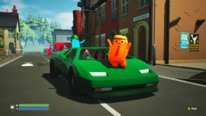 Pequenos carteiros transportam uma encomenda em Handle with Care, jogo cooperativo de entregas para até quatro jogadores.