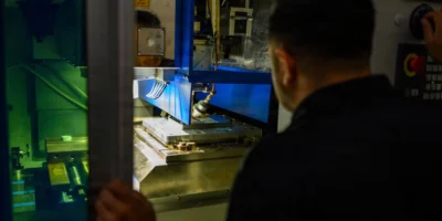 Impressora 3D híbrida de metal operando a bordo do porta-aviões USS Theodore Roosevelt