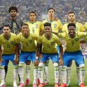 Jogadores da Seleção Brasileira treinam antes de Índia x Brasil em Calcutá