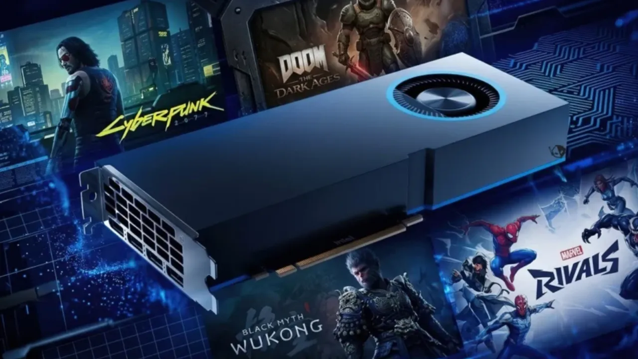 Workstation compacta da Gunnir com duas Intel Arc Pro B70 e refrigeração líquida