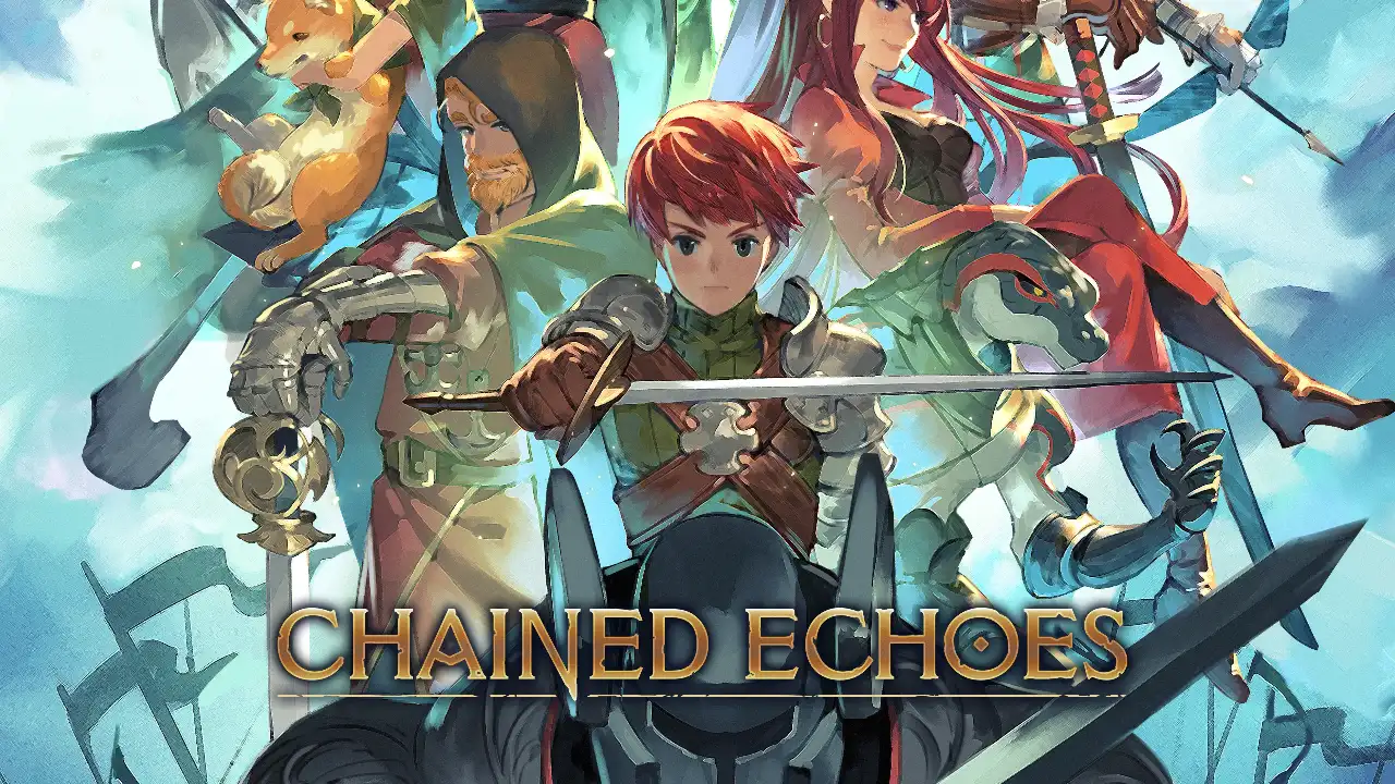 Personagens de Chained Echoes reunidos na arte do RPG
