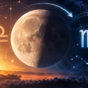Lua fora de curso em Libra se aproxima de Escorpião em representação astrológica