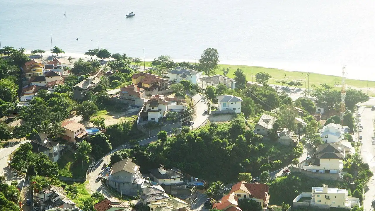 Vista de Charitas, em Niterói, local da etapa de vela do Master Game Brasil 2026