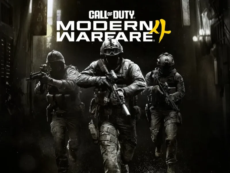 Soldados em combate na campanha de Call of Duty Modern Warfare 4 no PC
