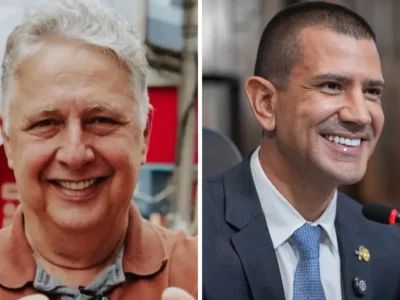 Douglas Ruas durante agenda política no Rio de Janeiro