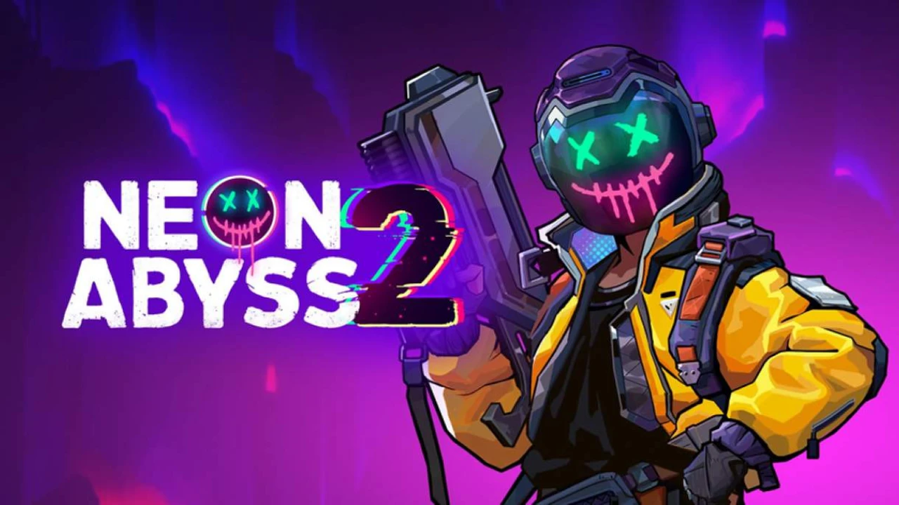 Personagens enfrentam inimigos na versão 1.0 de Neon Abyss 2